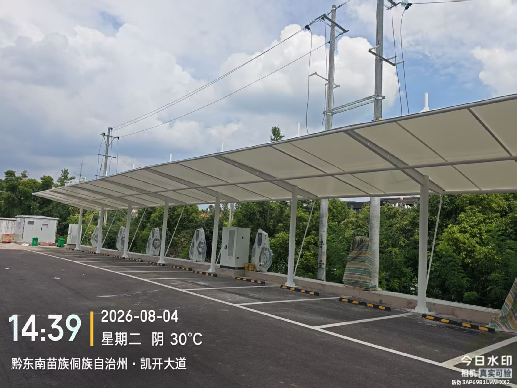 古城商业街区遮阳棚 - 楚盛膜结构